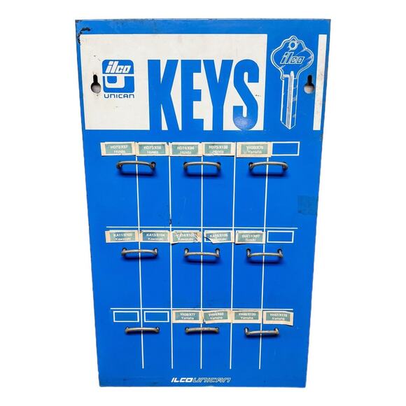 Vintage ILCO Unican Key Holder Display Rack - Picture 3 of 6